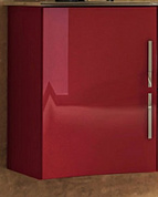 Подвесной шкафчик под раковину с  распашной дверцей (реверсивный) CEZARES STING 54660 Rosso