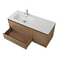 Мебель для ванной комнаты BelBagno KRAFT-1200 Rovere Nebrasca Nature левосторонняя 