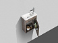 Мебель для ванной BelBagno PIETRA MINI-400-PT правосторонняя