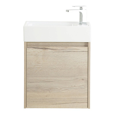 Мебель для ванной BelBagno KRAFT MINI 500 левосторонняя Rovere Galifax Bianco