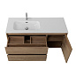 Мебель для ванной комнаты BelBagno KRAFT-1200 Rovere Nebrasca Nature левосторонняя 