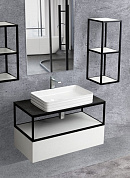 Мебель для ванной CEZARES CADRO 80 Bianco Ghiaccio