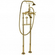 Напольный смеситель для ванны с ручным душем и шлангом 150 см CEZARES NOSTALGIA-VDPS-03/24-M