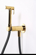 Гигиенический душ со смесителем CEZARES LEAF-DIF-PO Gold PVD