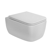 Унитаз подвесной безободковый с сиденьем дюропласт soft close BelBagno LUCE-TOR BB076CH-TOR/SC