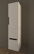 Колонна подвесная с одной распашной дверцей и выдвижным ящиком CEZARES 55183 Spatolato bianco