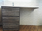 Мебель для ванной под стиральную машину BelBagno KRAFT-LVD-580/1200 Pietra Grigio