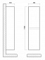 Шкаф подвесной Art&Max Family-1500-2A-SO-PB