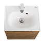 Мебель для ванной подвесная с одной распашной дверцей левосторонняя BelBagno ETNA-500 Rovere Nature