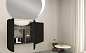 Мебель для ванной CEZARES RIALTO 104 см левосторонняя Nero grafite