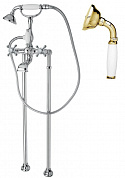 Напольный смеситель для ванны с ручным душем, шлангом 150 см CEZARES GOLF-VDP-03/24-Bi