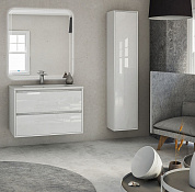 Мебель для ванной комнаты подвесная CEZARES GLASS 75 Bianco Lucido