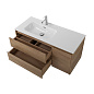 Мебель для ванной комнаты BelBagno KRAFT-1000 Rovere Nebrasca Nature левосторонняя 