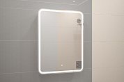 Зеркало-шкаф с подсветкой ART&MAX PLATINO AM-Pla-600-800-1D-R-DS-F