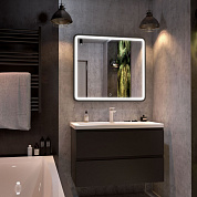 Мебель для ванной комнаты подвесная Art&Max BIANCHI 100 см Серый Матовый
