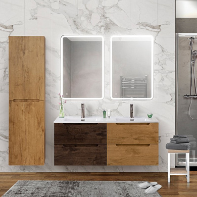Мебель для ванной комнаты BelBagno ETNA-1200 Rovere Moro/Rovere Nature