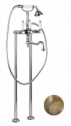 Напольный смеситель для ванны с поворотным изливом и ручным душем CEZARES FIRST-VDP2-02-Bi