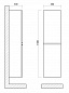 Шкаф подвесной Art&Max AM-Bianchi-1500-2A-SO-BL