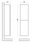 Шкаф подвесной Art&Max AM-Verona-Push-1500-2A-SC-RB