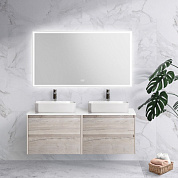 Мебель для ванной KRAFT-1400 со столешницей Rovere Galifax Bianco