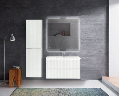 Мебель для ванной подвесная CEZARES DUET 80 Bianco Opaco эмаль