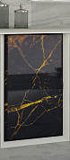 Шкафчик подвесной совместимый с базой под раковину с распашной дверцей CEZARES BELLAGIO 54888 Black&Gold Stone