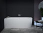 Акриловая ванна угловая левосторонняя белая фронтальная панель CEZARES SLIM CORNER-180-80-60-L-W37-SET