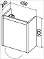 Мебель для ванной правосторонняя BelBagno KRAFT MINI-450/250-1A-SO-PP-R