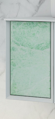 Шкафчик подвесной совместимый с базой под раковину с распашной дверцей CEZARES BELLAGIO 54891 Green Stone