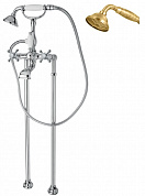 Напольный смеситель для ванны с ручным душем шлангом 150см CEZARES GOLF-VDP-02-M