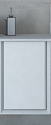 Шкафчик подвесной совместимый с базой под раковину с распашной дверцей CEZARES BELLAGIO 54862 Bianco Opaco