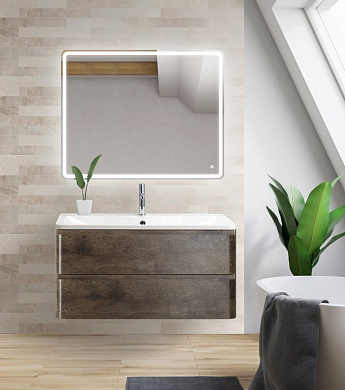 Мебель для ванной BelBagno ALBANO-900-Rovere Nature Grigio