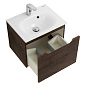 Мебель для ванной подвесная с одним выкатным ящиком BelBagno ETNA-500 Rovere Moro