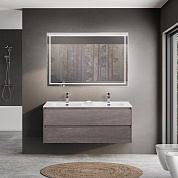 Мебель для ванной подвесная с двумя выкатными ящиками BelBagno KRAFT-1200-2 Cemento Grigio