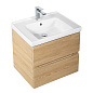 Мебель для ванной комнаты подвесная Art&Max TECHNO 60 см Дуб мадейра янтарь
