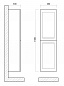 Шкаф подвесной Art&Max AM-Platino-1500-2A-SO-BL