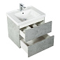 Мебель для ванной комнаты подвесная Art&Max TECHNO 60 см Бетон лофт натуральный