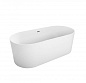 Отдельностоящая, овальная акриловая ванна в комплекте со сливом-переливом BelBagno BB705-1800-800