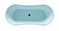 Отдельностоящая, овальная акриловая ванна в комплекте со сливом-переливом BelBagno BB406-1650-730