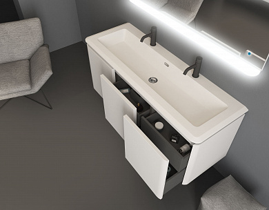 Мебель для ванной CEZARES STYLUS 141см Bianco opaco