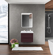 Мебель для ванной подвесная BelBagno MARINO-CER-600 Bordo Lucido