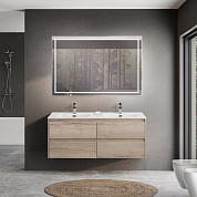 Мебель подвесная с четырьмя выкатными ящиками BelBagno KRAFT-1200-4 Rovere Galifax Bianco