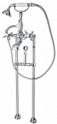 Напольный смеситель для ванны с кронштейном для слива-перелива CEZARES NOSTALGIA-VDPS-01-Bi