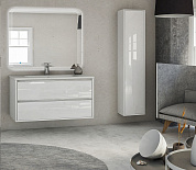 Мебель для ванной комнаты подвесная CEZARES GLASS 100 Bianco Lucido