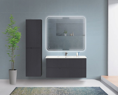 Мебель для ванной подвесная CEZARES DUET 100 Grafito