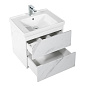 Мебель для ванной комнаты подвесная Art&Max TECHNO 60 см Монти мрамор
