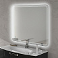 Зеркало со встроенной LED подсветкой и сенсорным выключателем Touch system, реверсивное, 100х90 CEZARES 44996