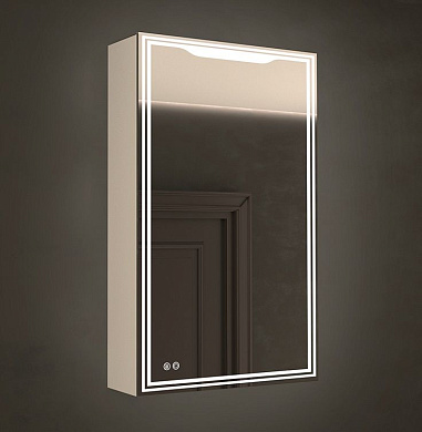 Зеркало-шкаф с подсветкой и функцией антизапотевания, правый ART&MAX MERANO MERANO AM-Mer-500-800-1D-R-DS-F