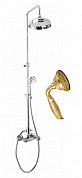Душевая стойка со смесителем для верхнего и ручного душа CEZARES ATLANTIS-CD-02-Sw/M