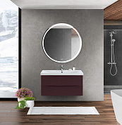 Мебель для ванной подвесная BelBagno MARINO-CER-1000 Bordo Lucido